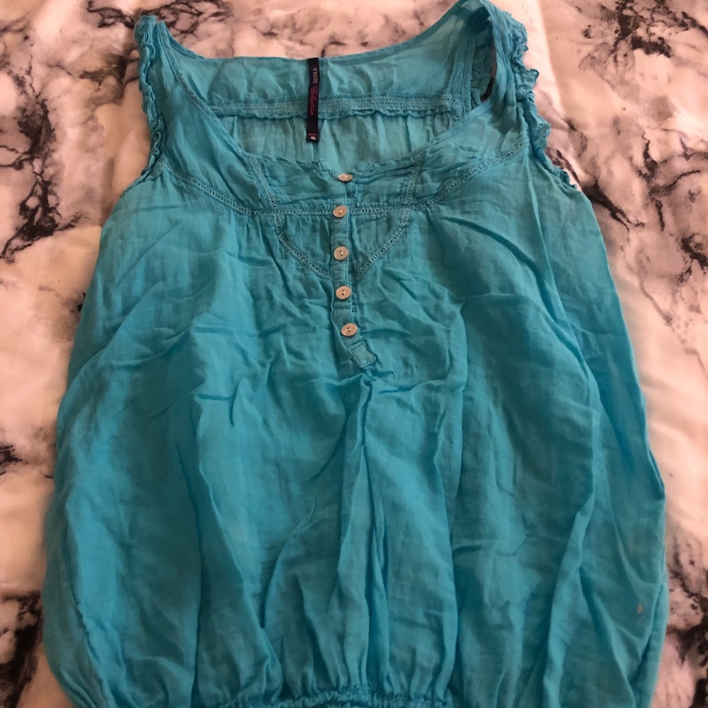 Turquoise Top - Picture 2 of 3